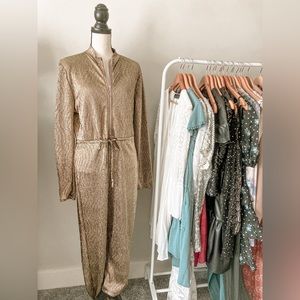 Gold jumpsuit